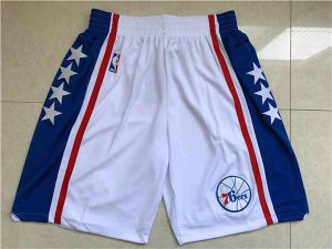 Maillot De Basket Philadelphia 76ers Tissus Sportif Fans Edition Routine Blanc Short